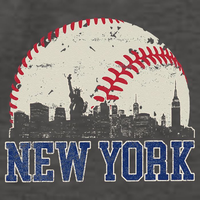 New York Retro Baseball Lover Met At Game Day Vector Backpack