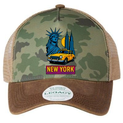 New York Retro Style Legacy Tie Dye Trucker Hat