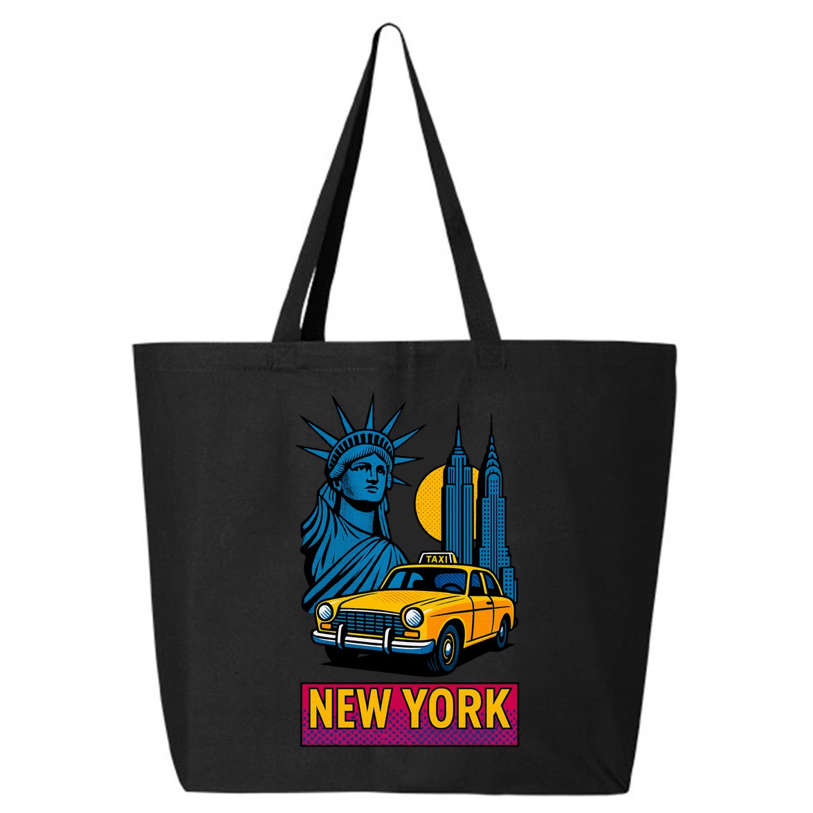 New York Retro Style 25L Jumbo Tote