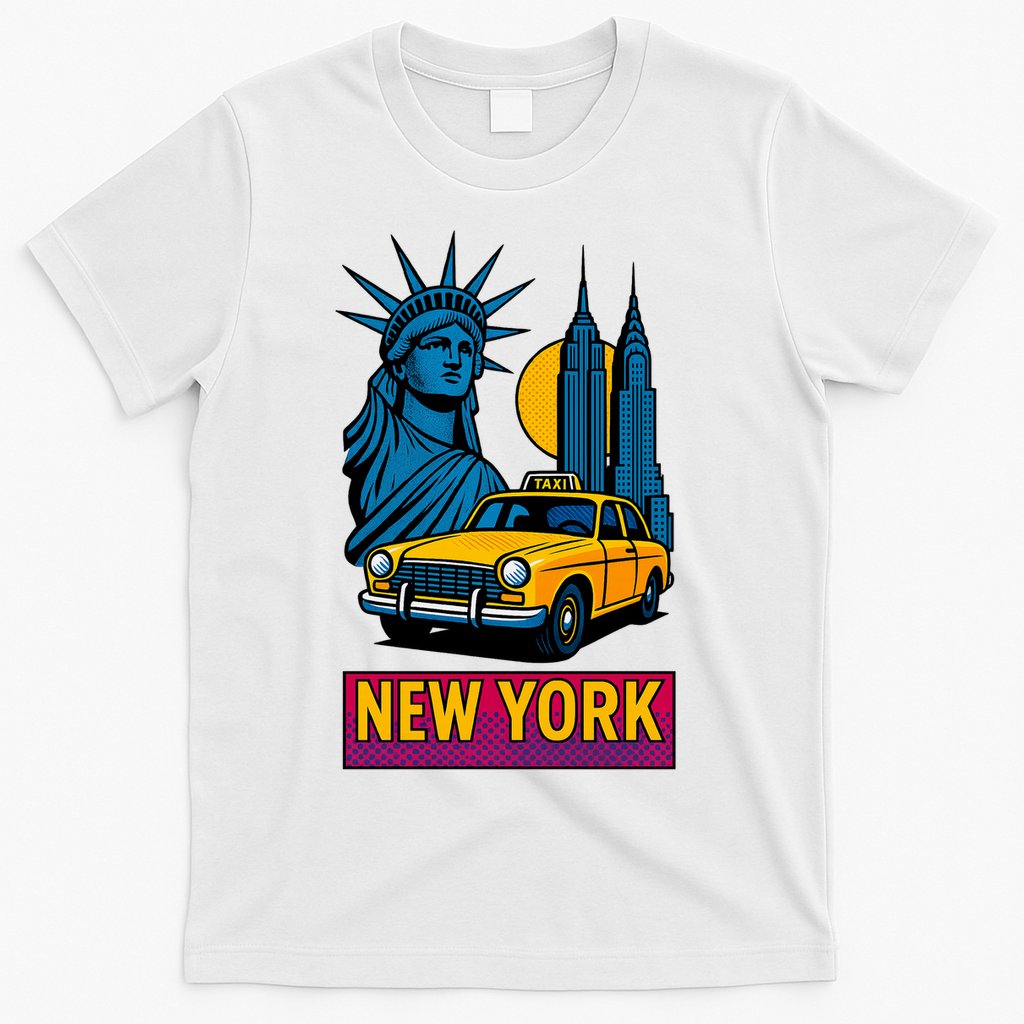 New York Retro Style T-Shirt