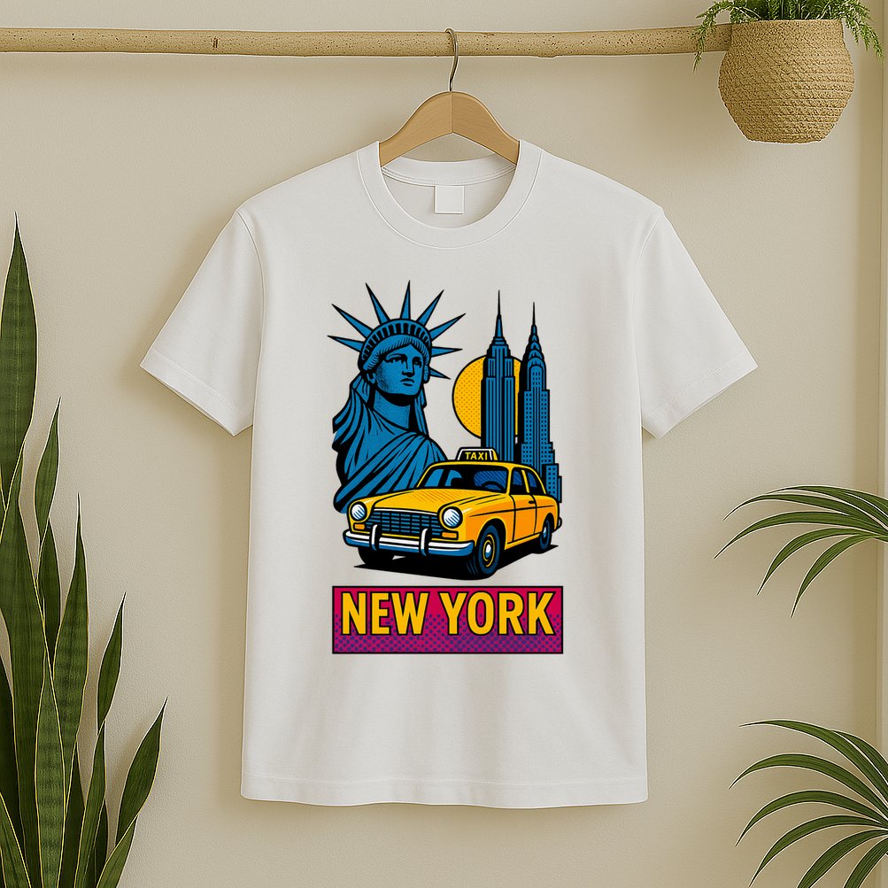 New York Retro Style T-Shirt