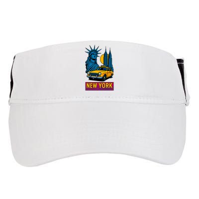 New York Retro Style Adult Drive Performance Visor