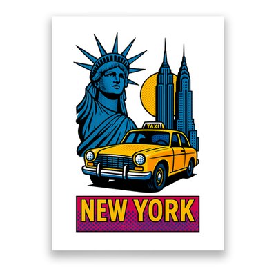 New York Retro Style Poster