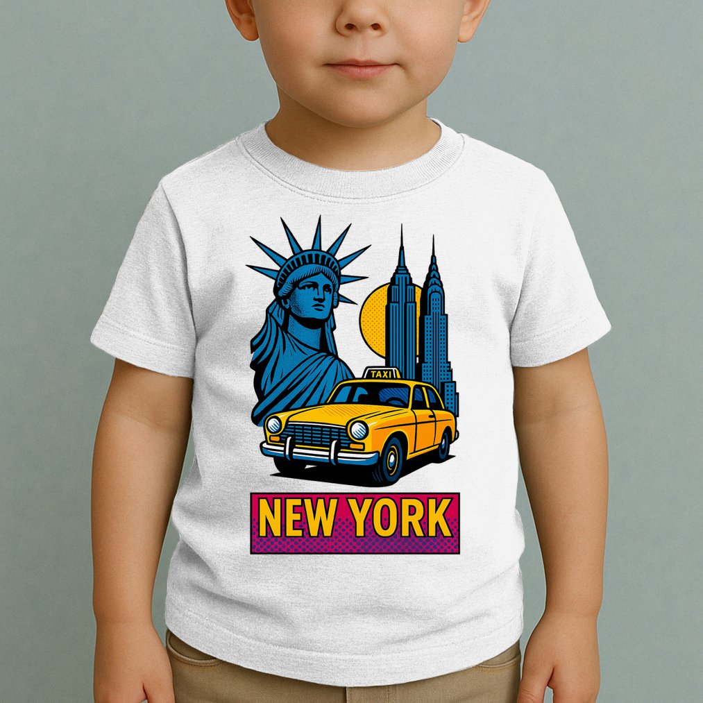 New York Retro Style Toddler T-Shirt