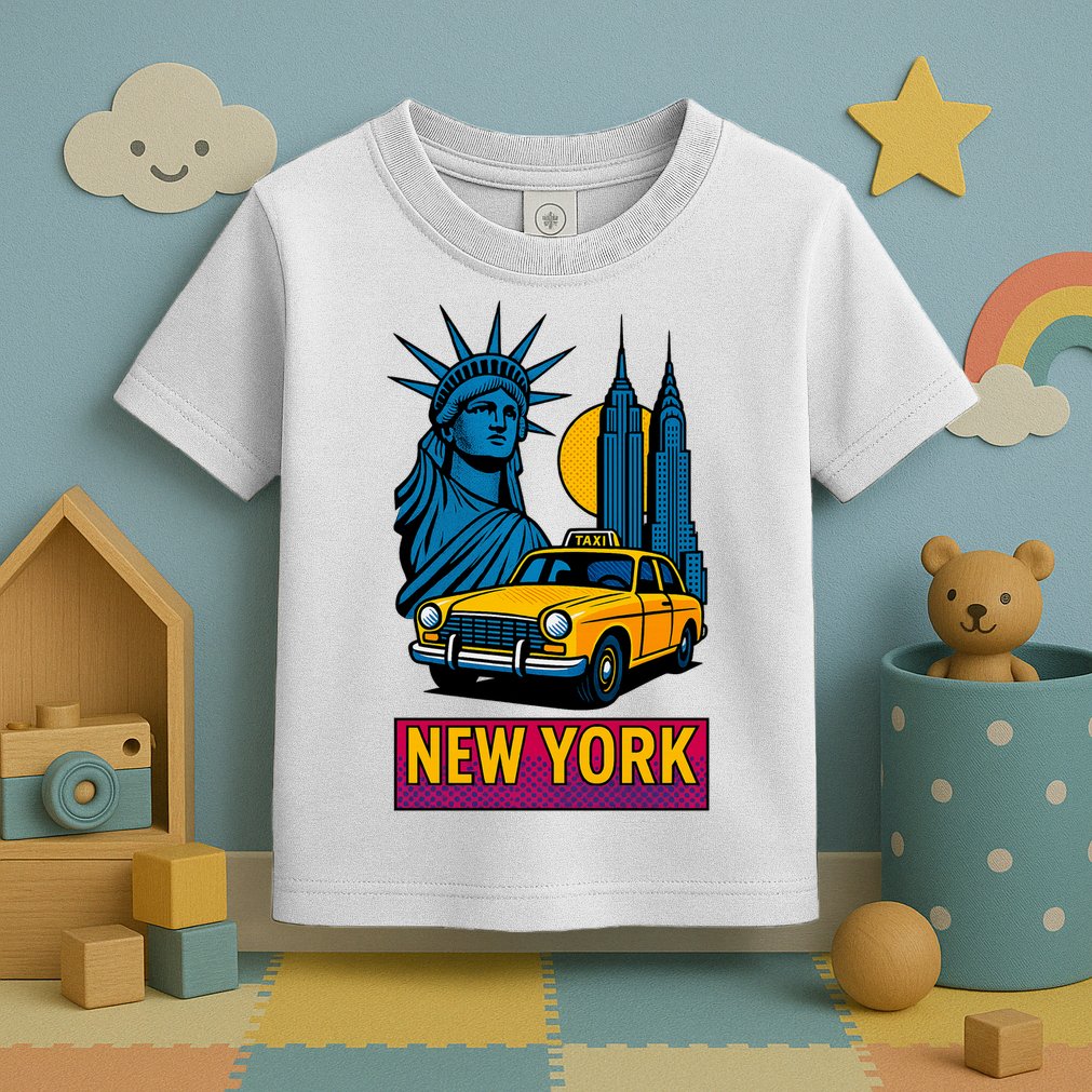 New York Retro Style Toddler T-Shirt