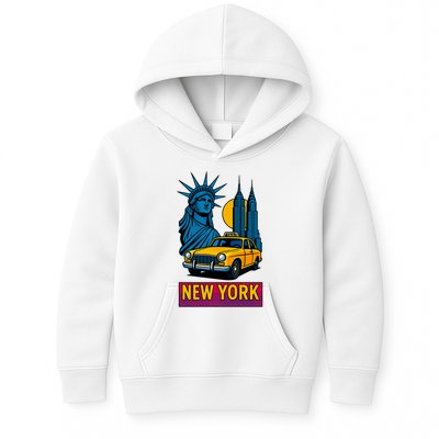 New York Retro Style Kids Hoodie