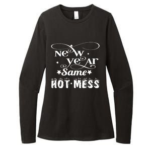 New Years Same Hot Mess 2020 Fun Party Gift Funny Gift Womens CVC Long Sleeve Shirt