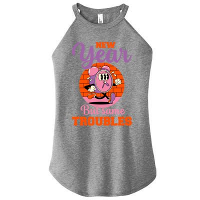 New Year Same Me Poke Fun At New YearS Resolutions Gift Women's Perfect Tri Rocker Tank