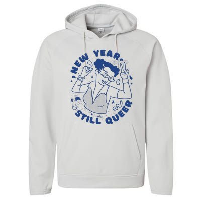 New Year Still Queer Celebration Performance Fleece Hoodie