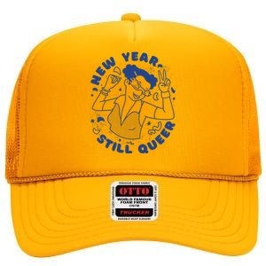 New Year Still Queer Celebration High Crown Mesh Back Trucker Hat