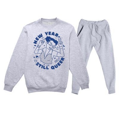 New Year Still Queer Celebration Premium Crewneck Sweatsuit Set