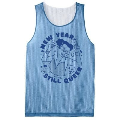 New Year Still Queer Celebration Mesh Reversible Basketball Jersey Tank