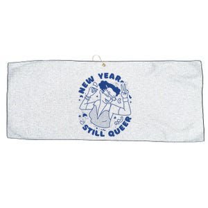 New Year Still Queer Celebration Large Microfiber Waffle Golf Towel