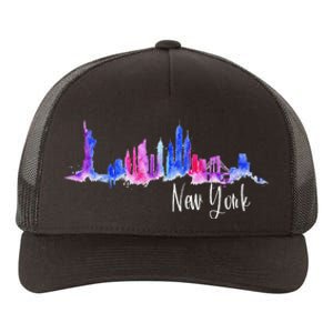 New York Skyline Vacation Group Trip Travel America Yupoong Adult 5-Panel Trucker Hat