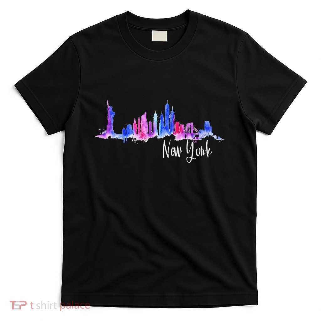 New York Skyline Vacation Group Trip Travel America T-Shirt