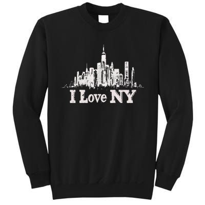 New Yorker Skiline Design Women New York Sweatshirt