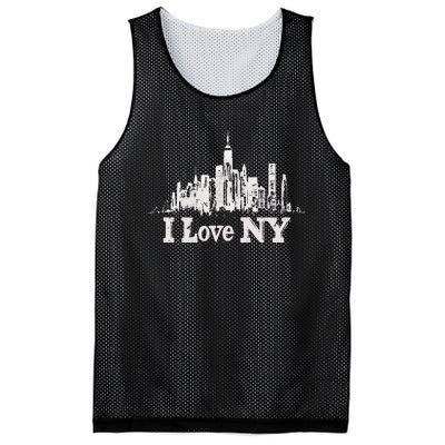 New Yorker Skiline Design Women New York Mesh Reversible Basketball Jersey Tank