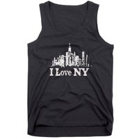 New Yorker Skiline Design Women New York Tank Top