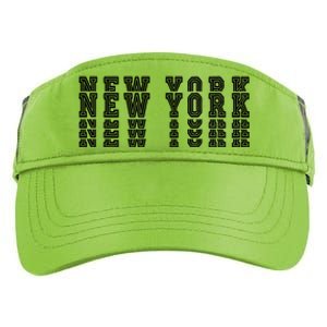 New York Stacked Adult Drive Performance Visor