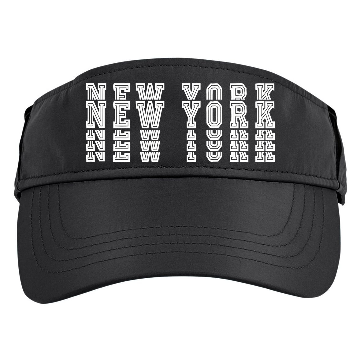 New York Stacked Adult Drive Performance Visor