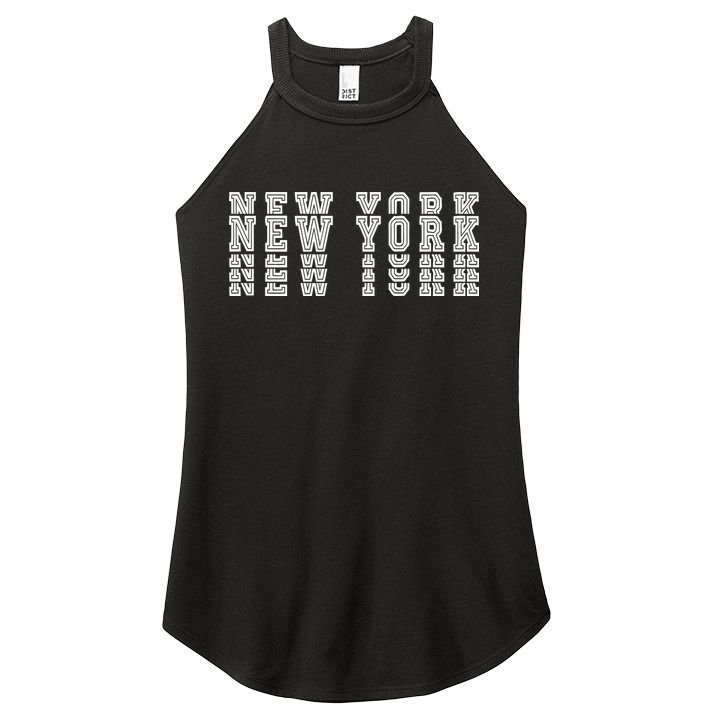 New York Stacked Women's Perfect Tri Rocker Tank