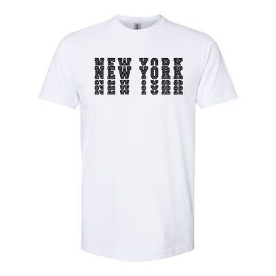 New York Stacked Softstyle® CVC T-Shirt