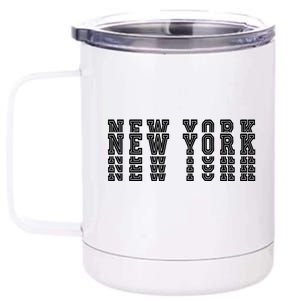 New York Stacked 12 oz Stainless Steel Tumbler Cup