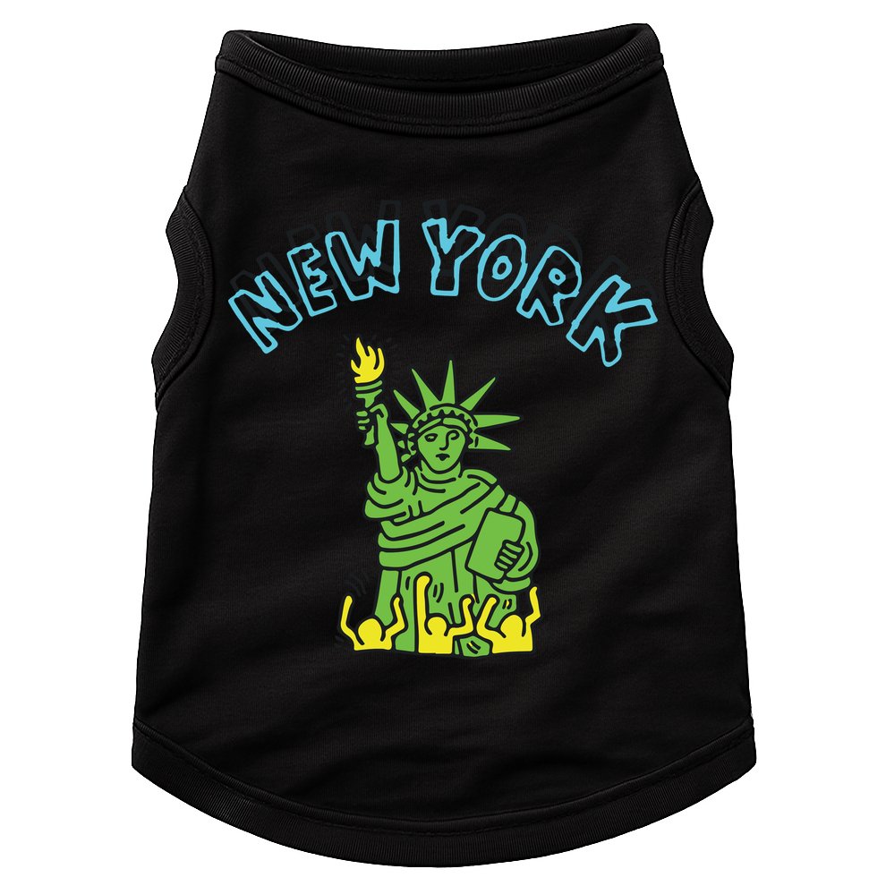 New York Statue Of Liberty Doggie Tank