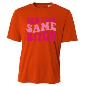 New Year Same Bitch Cute Gift Cooling Performance Crew T-Shirt