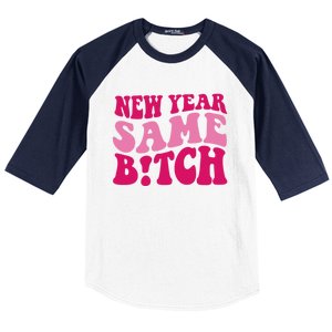 New Year Same Bitch Cute Gift Baseball Sleeve Shirt