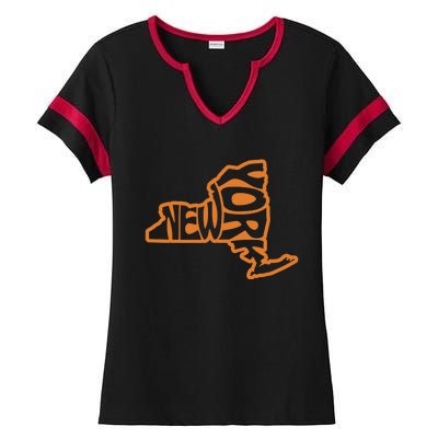 New York Sports Gift Buffalo Ladies Halftime Notch Neck Tee