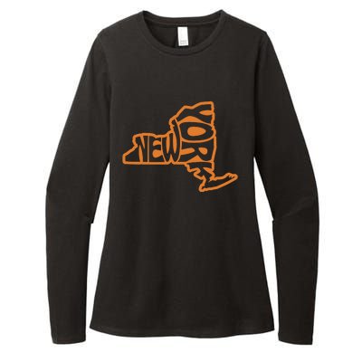 New York Sports Gift Buffalo Womens CVC Long Sleeve Shirt