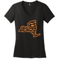 New York Sports Gift Buffalo Women's V-Neck T-Shirt