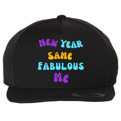 New Year Same Fabulous Me Design For The Holiday Season Cute Gift Wool Snapback Cap