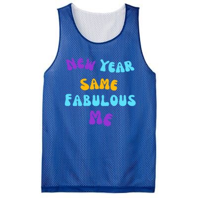 New Year Same Fabulous Me Design For The Holiday Season Cute Gift Mesh Reversible Basketball Jersey Tank