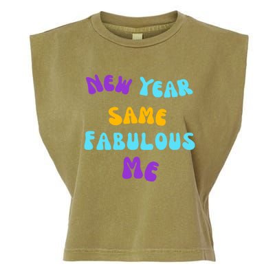 New Year Same Fabulous Me Design For The Holiday Season Cute Gift Garment-Dyed Women's Muscle Tee