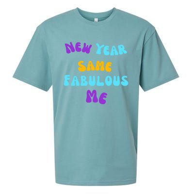 New Year Same Fabulous Me Design For The Holiday Season Cute Gift Sueded Cloud Jersey T-Shirt