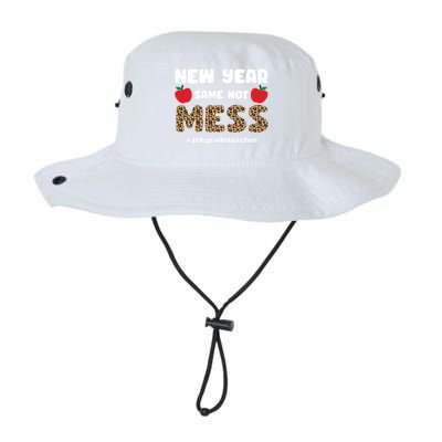 New Year Same Hot Mess 4th Grade Teacher Gift Legacy Cool Fit Booney Bucket Hat