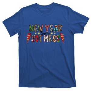 New Year Same Hot Mess Christmas Family Matching Pajamas Meaningful Gift T-Shirt