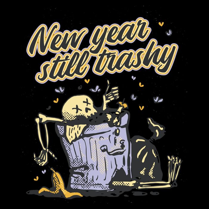 New Years Still Trashy Funny NYE 16 in Basic Backpack