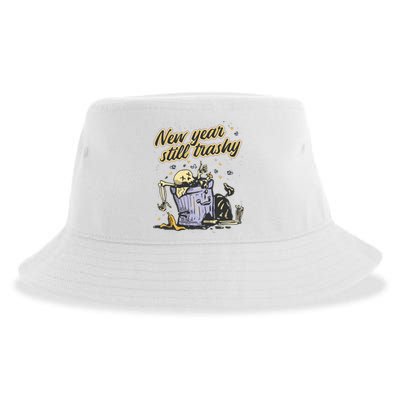 New Years Still Trashy Funny NYE Sustainable Bucket Hat