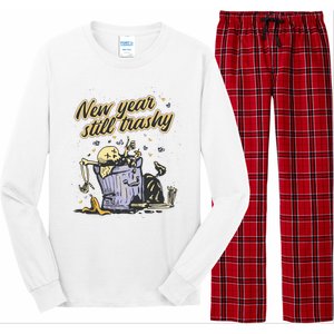 New Years Still Trashy Funny NYE Long Sleeve Pajama Set