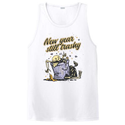 New Years Still Trashy Funny NYE PosiCharge Competitor Tank