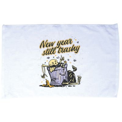 New Years Still Trashy Funny NYE Microfiber Hand Towel