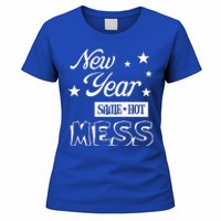 New Year Same Hot Mess Crazy Life Busy Mom Holiday Party Great Gift Women's T-Shirt