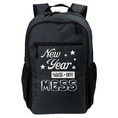 New Year Same Hot Mess Crazy Life Busy Mom Holiday Party Great Gift Daily Commute Backpack