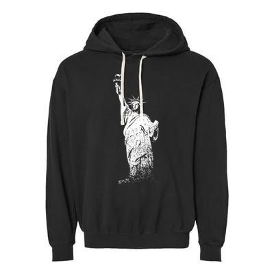 New York Statue Of Liberty Garment-Dyed Fleece Hoodie
