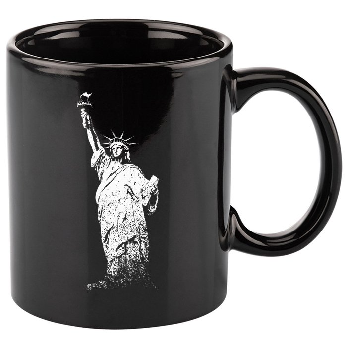 New York Statue Of Liberty 11oz C Handle Ceramic Mug