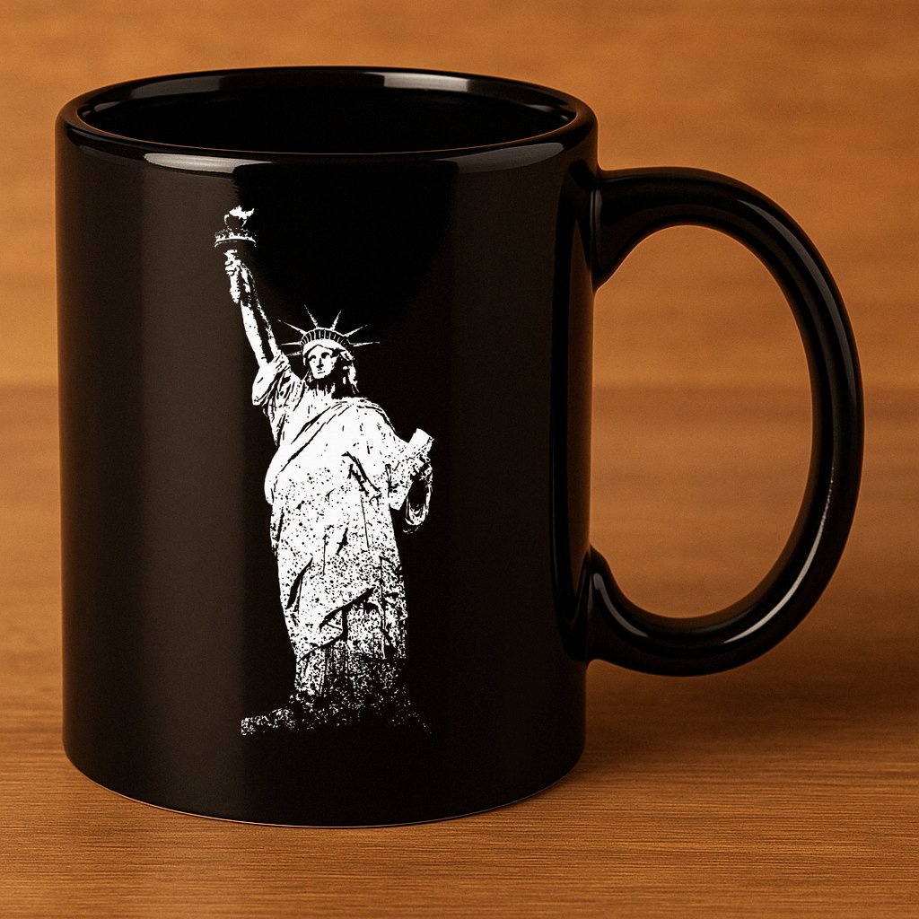 New York Statue Of Liberty 11oz C Handle Ceramic Mug