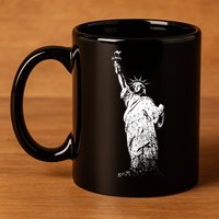 New York Statue Of Liberty 11oz C Handle Ceramic Mug